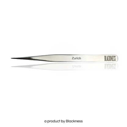 Gerade Pinzette "Zurich" - BLACKNESS