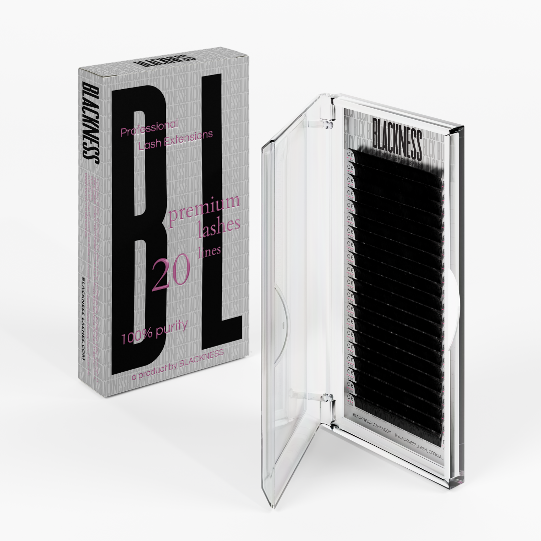 Lash Extensions by BLACKNESS -  Einzel 0.07